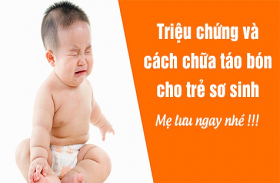 Trẻ sơ sinh bị táo bón điều trị như nào?